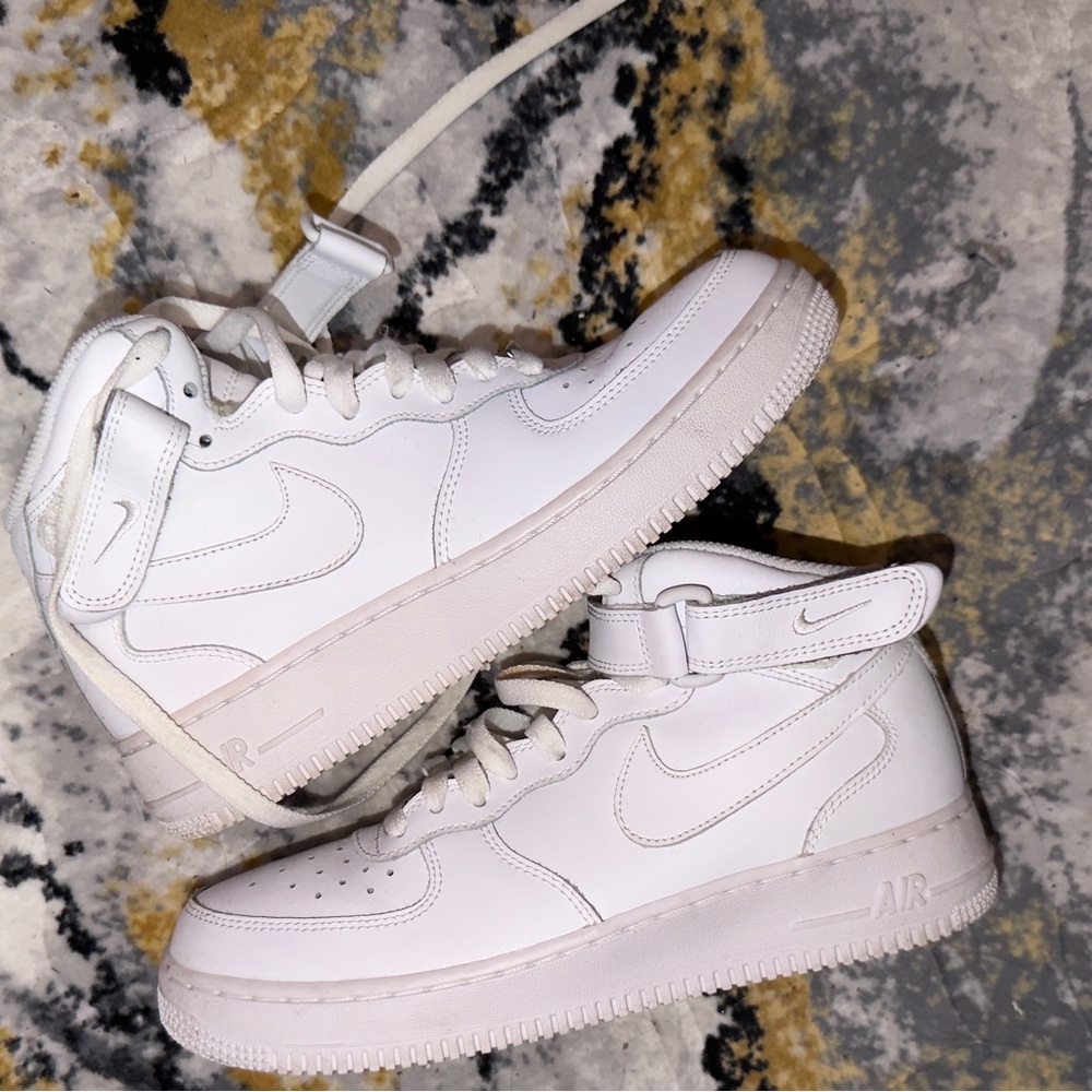 Nike Air Force 1 Mid (GS) Youth Shoes Sneakers 314195-113 SZ 7Y Women's SZ 8.5